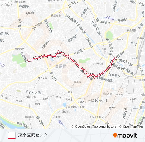 反12 bus Line Map