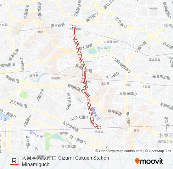 西03  Line Map