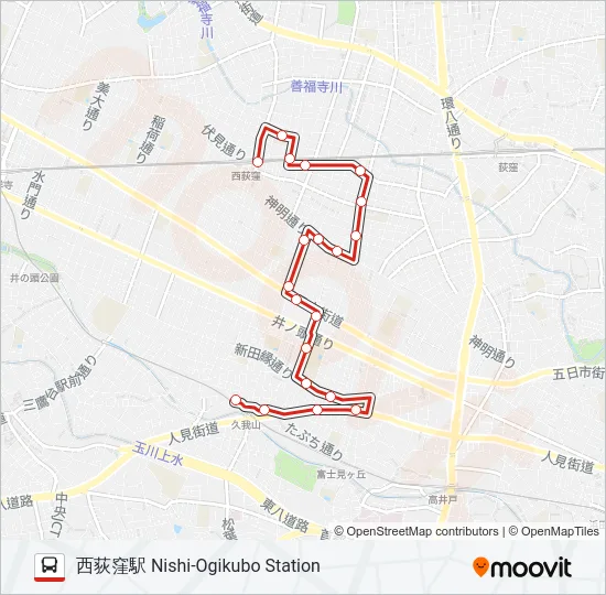 S-2 の路線図