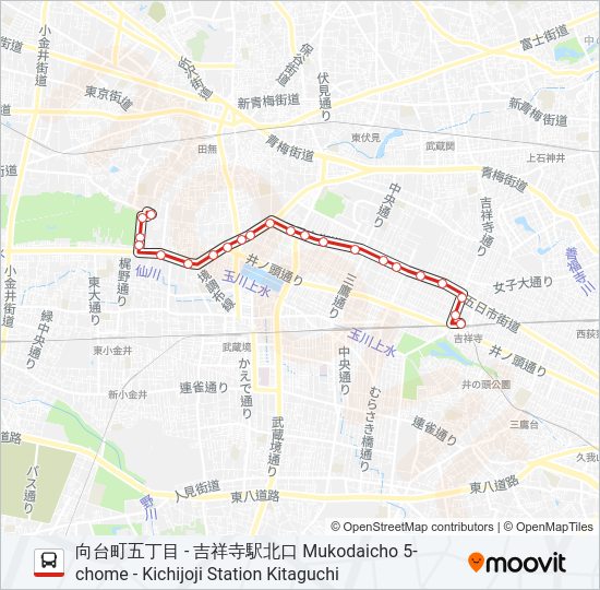 吉73  Line Map