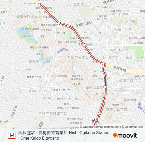 西50-1  Line Map