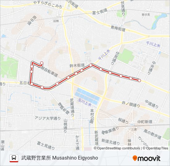 境35-1 bus Line Map