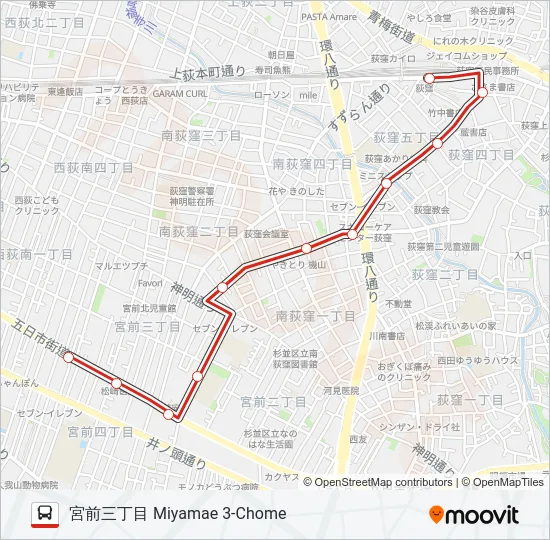 荻60  Line Map