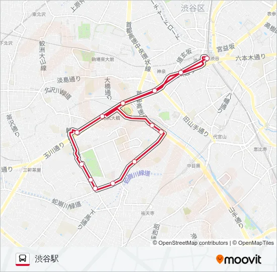 渋31 の路線図