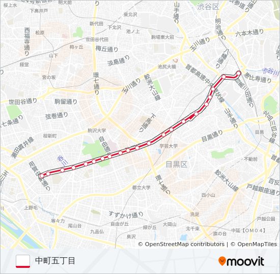 恵32 bus Line Map