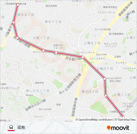 鷺31  Line Map