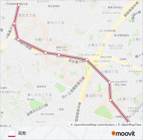 鷺31 バスの路線図