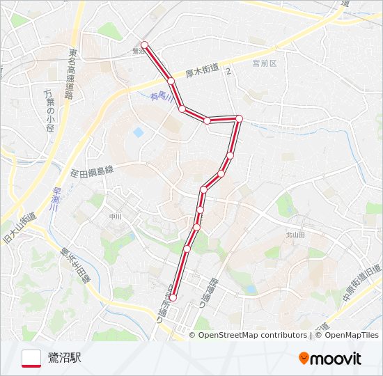 鷺03 bus Line Map