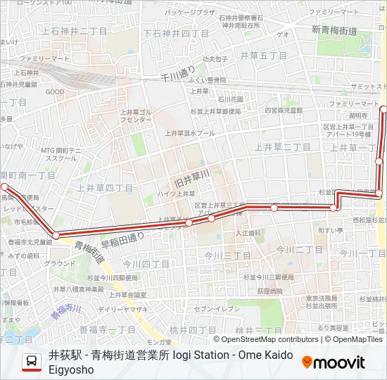 荻12-1  Line Map
