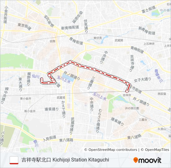 吉72 bus Line Map