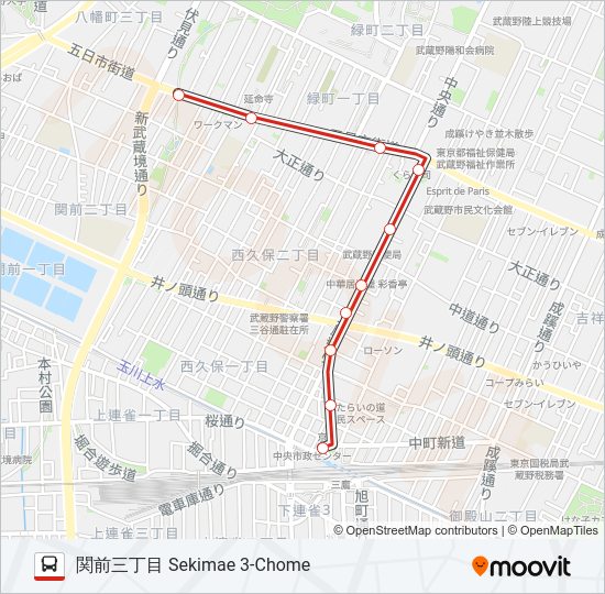 鷹11  Line Map