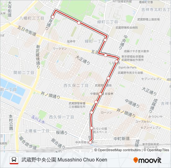 鷹11  Line Map