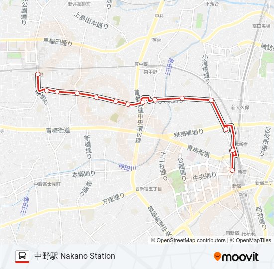 宿05 バスの路線図