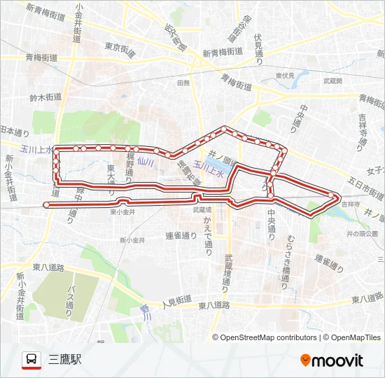 鷹33  Line Map