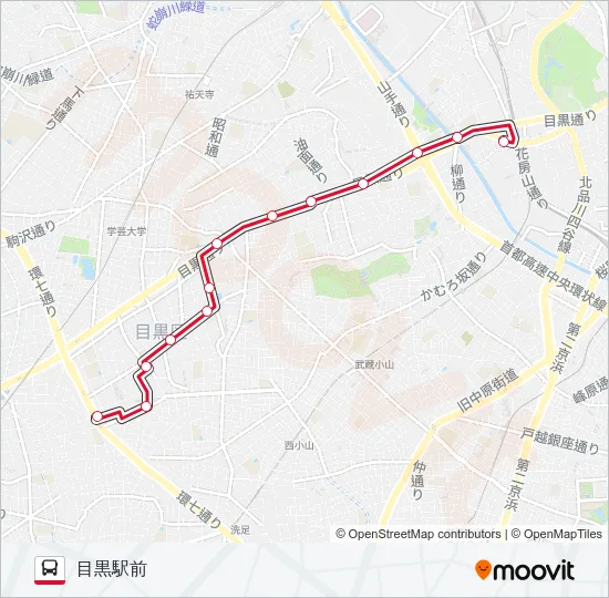 黒01 の路線図