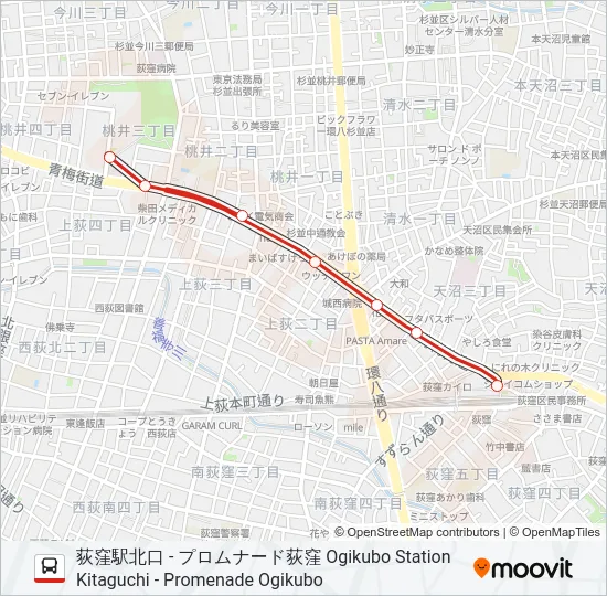荻31  Line Map