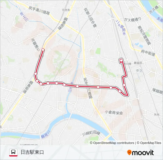 日95 の路線図