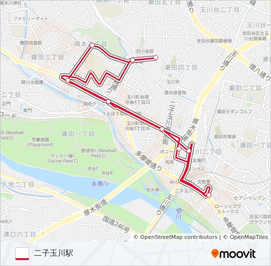 玉30 bus Line Map