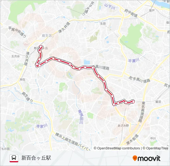 新25 の路線図