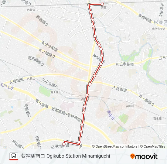 荻54  Line Map
