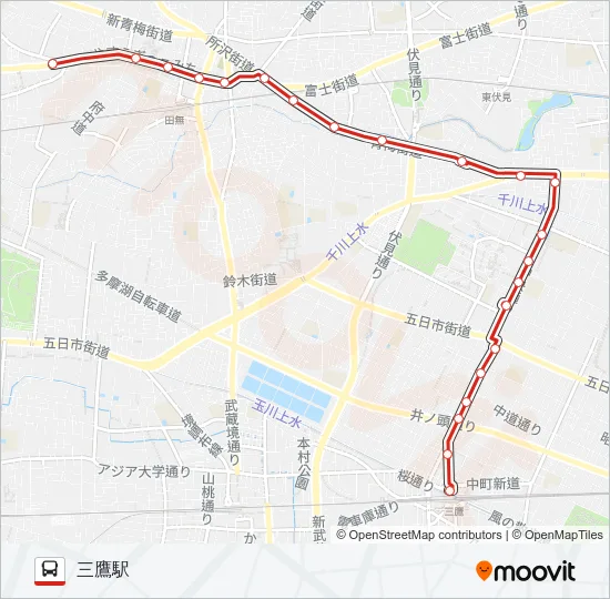 鷹03  Line Map