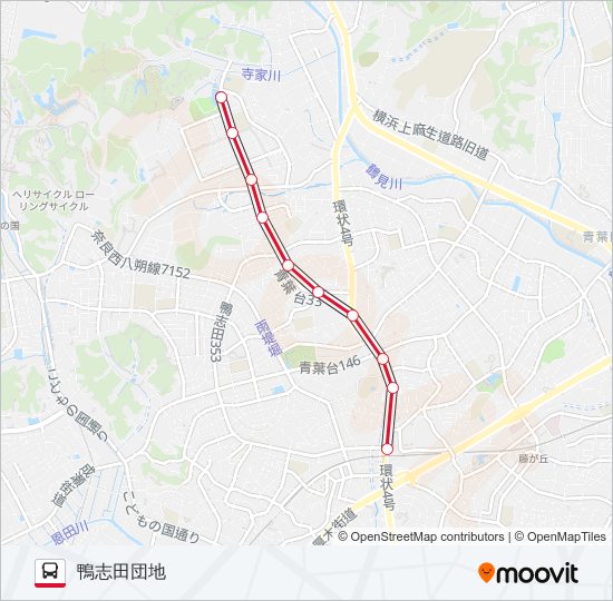 青31 バスの路線図