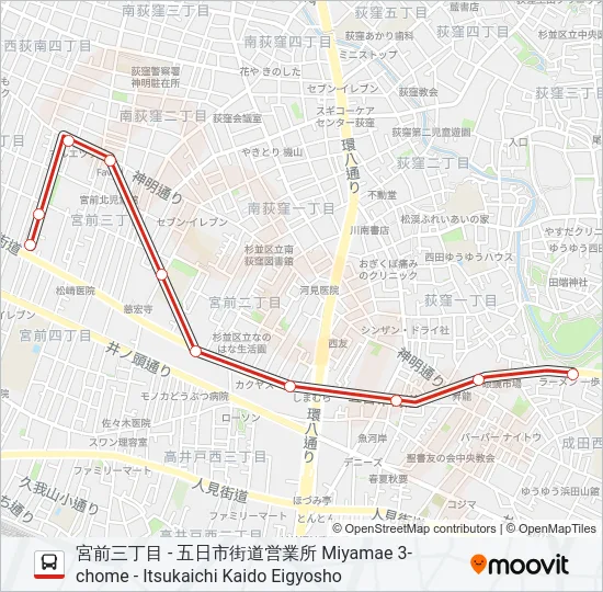 荻60-1  Line Map