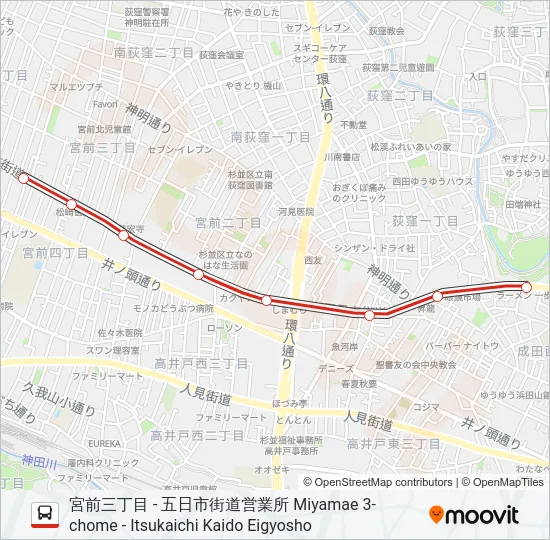 荻60-1  Line Map