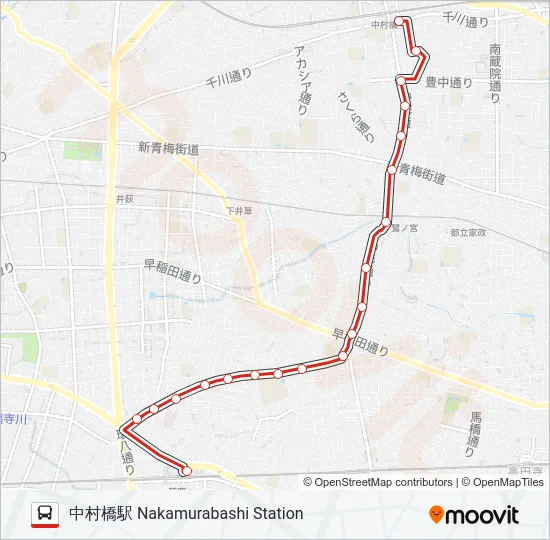 荻06 の路線図