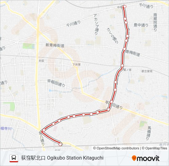 荻06  Line Map