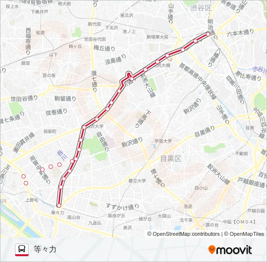 渋82  Line Map