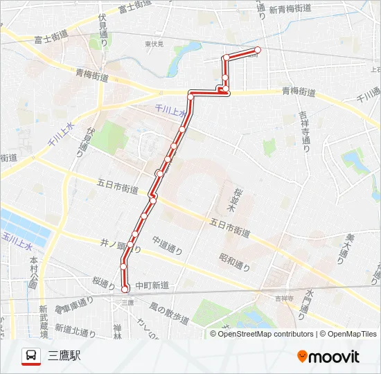 鷹02  Line Map