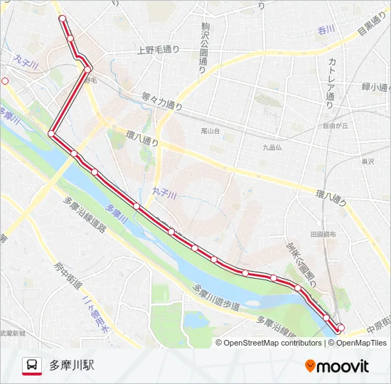 玉11 の路線図