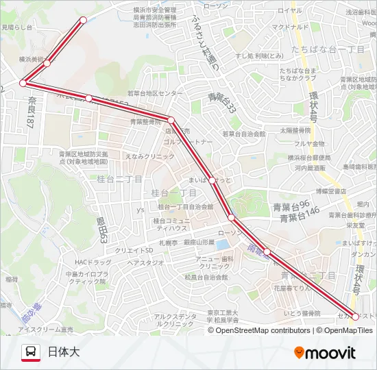 青61  Line Map
