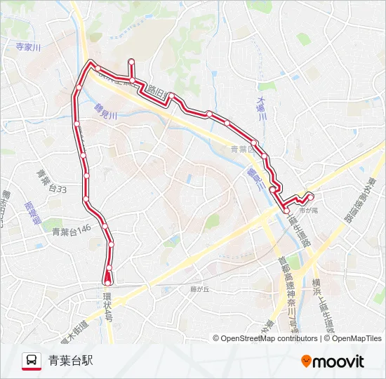 青27  Line Map