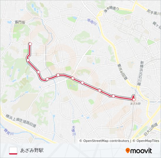 あ24 bus Line Map