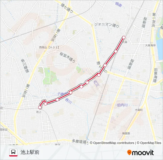 森06 の路線図