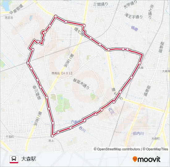森06 の路線図