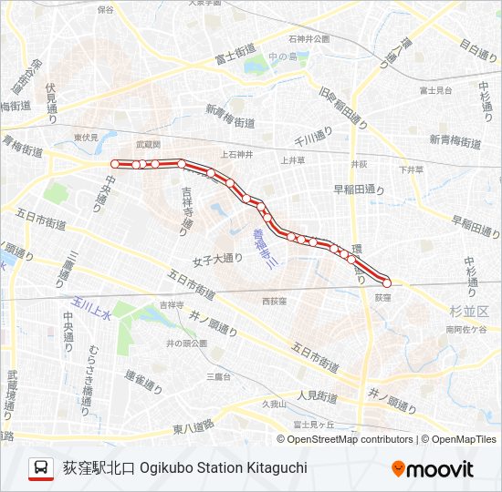 荻34  Line Map
