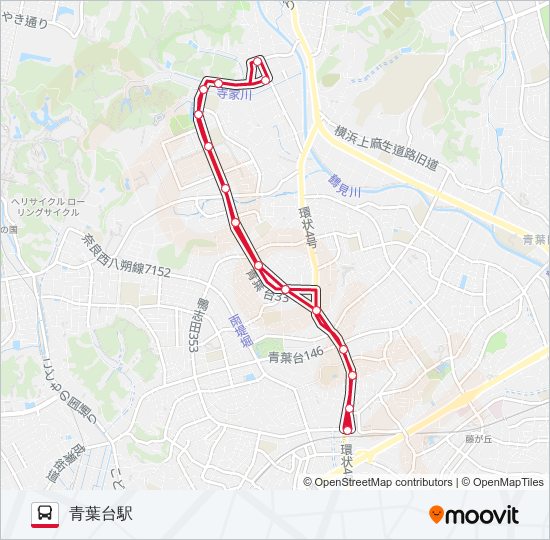 青30 バスの路線図