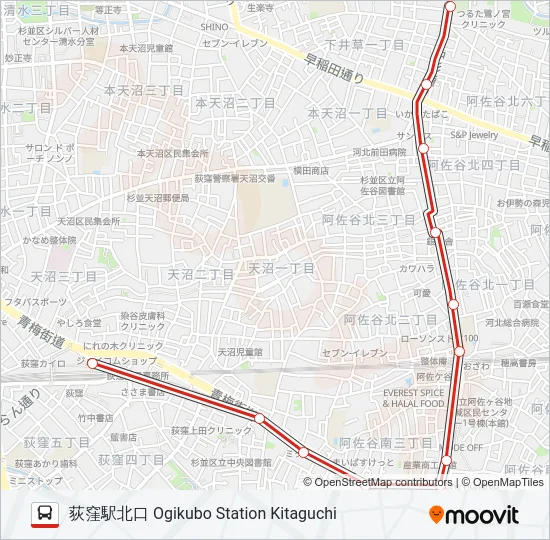 阿05 の路線図