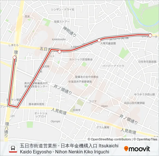 荻56-1  Line Map