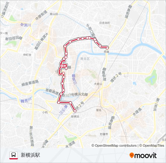 綱72 バスの路線図