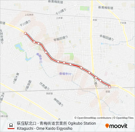 荻30  Line Map