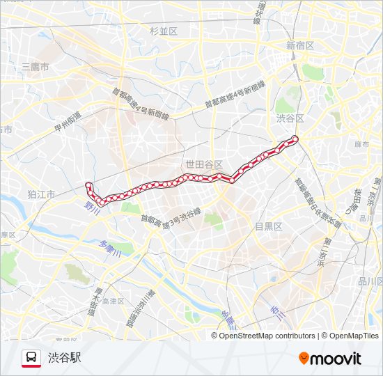 田町 渋谷 バス オファー 所要 時間