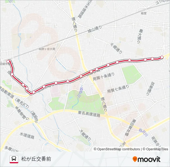 渋24 の路線図