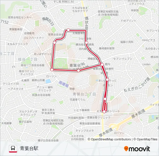 青32  Line Map