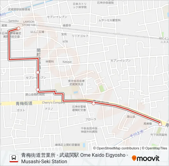 鷹02-2 の路線図