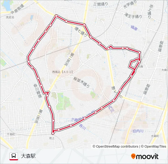 森07 の路線図