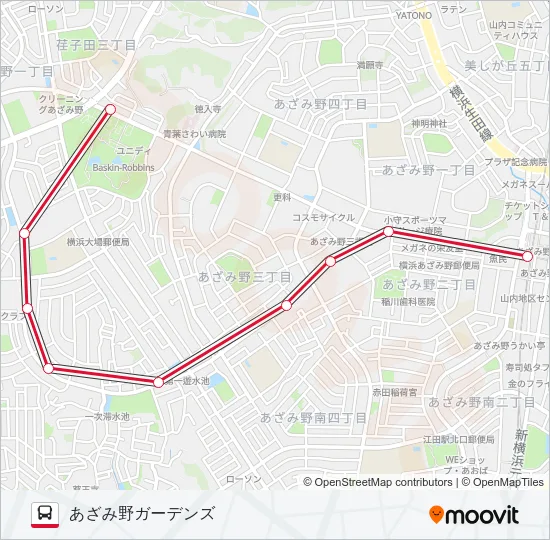 あ71  Line Map